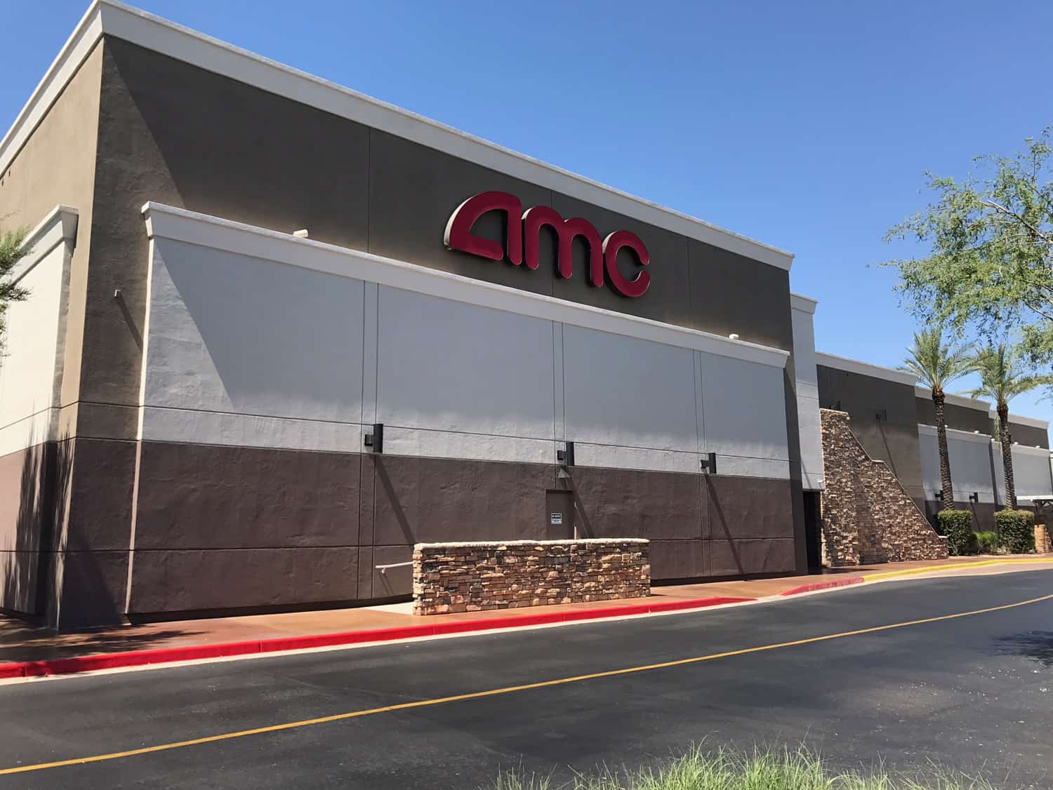 After Painting Contractors Painted an AMC Theater